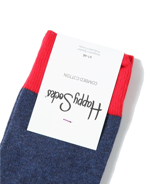 Happy Socks(ハッピーソックス)の「Happy Socks(ソックス/靴下・メンズ・ネイビー/グレー系その他/ブラック系その他/ピンク系その他・FREE)」の5枚目の写真