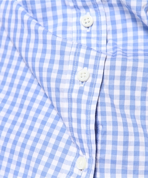 SHIPS for women（シップスフォーウィメン）の「スキッパーギンガムシャツ（シャツ/ブラウス・レディース・ブラック/ブルー・SMALL/MEDIUM）」の11枚目の写真