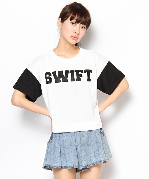 WEGO（ウィゴー）の「WEGO/アメカジプリント切替スウェット（5）（スウェット・レディース・ホワイト系その他/ネイビー/オフホワイト・FREE）」の11枚目の写真