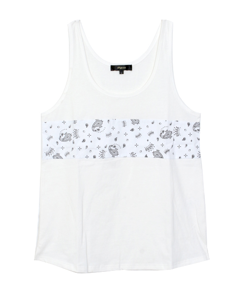 WEGO(ウィゴー)の「【WEGO×AYAMO】コラボタンクトップ(タンクトップ・レディース・ホワイト/ブラック・FREE)」の7枚目の写真