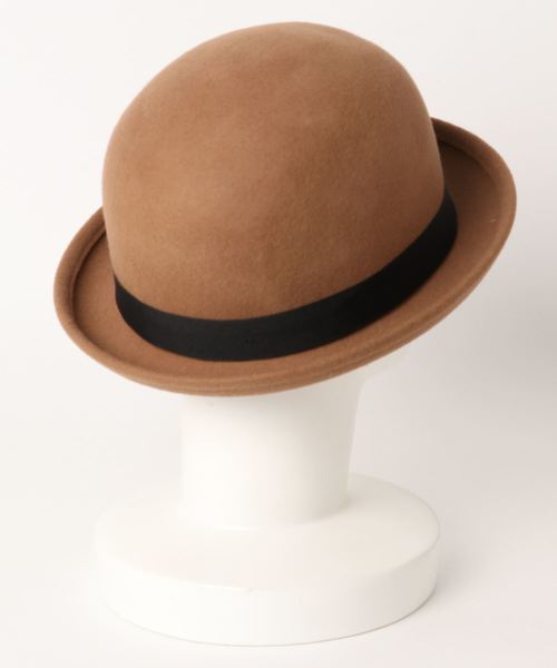 polcadot(ポルカドット)の「ベルト付きボーラー(ハット・レディース・ブラック/ベージュ/ネイビー/グレー/レッド・フリー)」の6枚目の写真