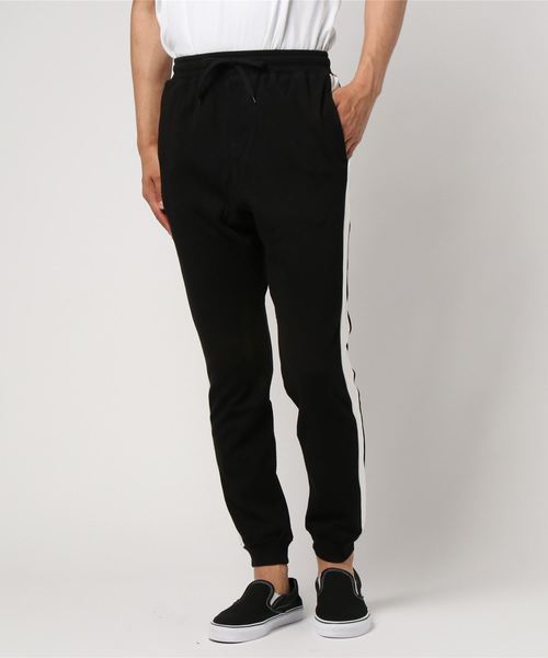 VENCEEXCHANGE（ヴァンスエクスチェンジ）の「サイドライインパンツ（その他パンツ・メンズ・ブラック・M/L）」の4枚目の写真