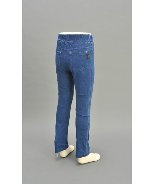 こどもグンゼ（コドモグンゼ）の「Tuche Kids (トゥシェ キッズ) レギンスパンツ（スキニー）（その他パンツ・キッズ・ネイビー/インディゴブルー・100/110/120/130/140/150）」の4枚目の写真