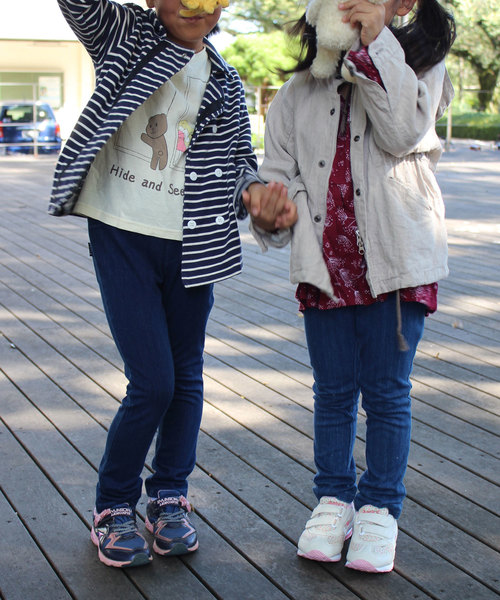 こどもグンゼ（コドモグンゼ）の「Tuche Kids (トゥシェ キッズ) レギンスパンツ（スキニー）（その他パンツ・キッズ・ネイビー/インディゴブルー・100/110/120/130/140/150）」の11枚目の写真