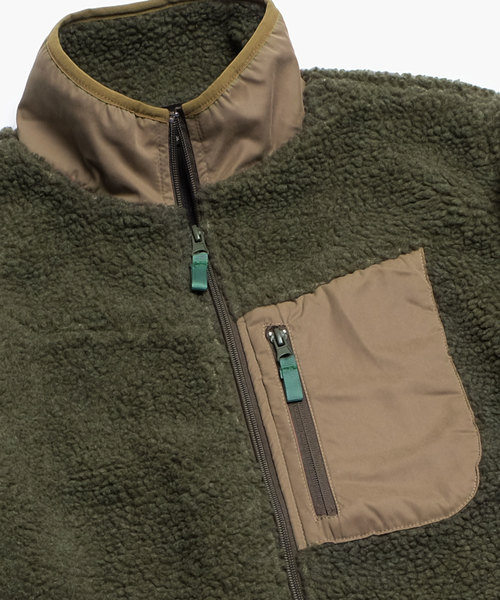 ZIP FIVE(ジップファイブ)の「【ZIP FIVE】ボアスタンドブルゾン(ブルゾン・メンズ・ホワイト/ブラック/ベージュ/ネイビー/グレー/オリーブ/ブラウン/ベージュ系その他/グリーン・MEDIUM/LARGE/X-LARGE)」の11枚目の写真