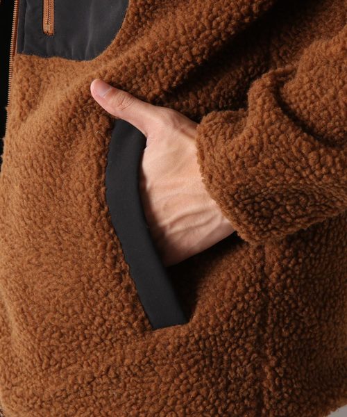 ZIP FIVE(ジップファイブ)の「【ZIP FIVE】ボアスタンドブルゾン(ブルゾン・メンズ・ホワイト/ブラック/ベージュ/ネイビー/グレー/オリーブ/ブラウン/ベージュ系その他/グリーン・MEDIUM/LARGE/X-LARGE)」の22枚目の写真