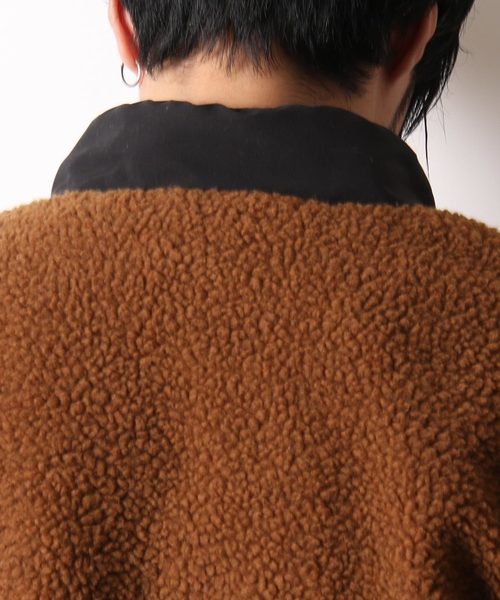 ZIP FIVE(ジップファイブ)の「【ZIP FIVE】ボアスタンドブルゾン(ブルゾン・メンズ・ホワイト/ブラック/ベージュ/ネイビー/グレー/オリーブ/ブラウン/ベージュ系その他/グリーン・MEDIUM/LARGE/X-LARGE)」の14枚目の写真