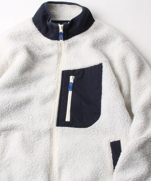 ZIP FIVE(ジップファイブ)の「【ZIP FIVE】ボアスタンドブルゾン(ブルゾン・メンズ・ホワイト/ブラック/ベージュ/ネイビー/グレー/オリーブ/ブラウン/ベージュ系その他/グリーン・MEDIUM/LARGE/X-LARGE)」の16枚目の写真