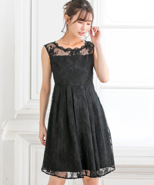 form forma（フォルムフォルマ）の「レースフレアワンピース（ドレス・レディース・ダークグリーン/ネイビー・9号）」の10枚目の写真