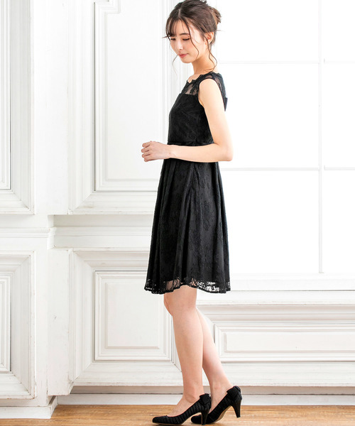 form forma（フォルムフォルマ）の「レースフレアワンピース（ドレス・レディース・ダークグリーン/ネイビー・9号）」の13枚目の写真