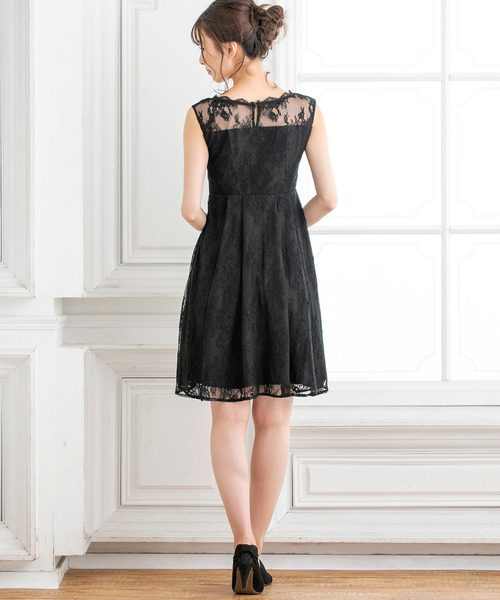 form forma（フォルムフォルマ）の「レースフレアワンピース（ドレス・レディース・ダークグリーン/ネイビー・9号）」の14枚目の写真