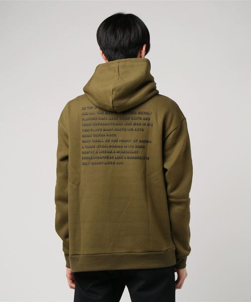 WEGO（ウィゴー）の「WEGO/転写フォトシートプリントパーカー（パーカー・メンズ・ホワイト/ブラック/カーキ/ベージュ/ホワイト系その他/パープル・MEDIUM/LARGE）」の9枚目の写真