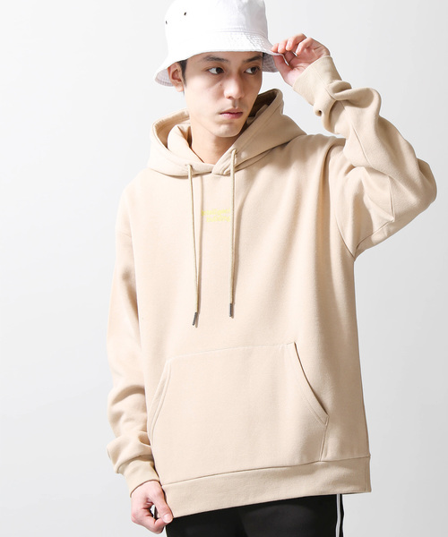 WEGO（ウィゴー）の「WEGO/転写フォトシートプリントパーカー（パーカー・メンズ・ホワイト/ブラック/カーキ/ベージュ/ホワイト系その他/パープル・MEDIUM/LARGE）」の5枚目の写真