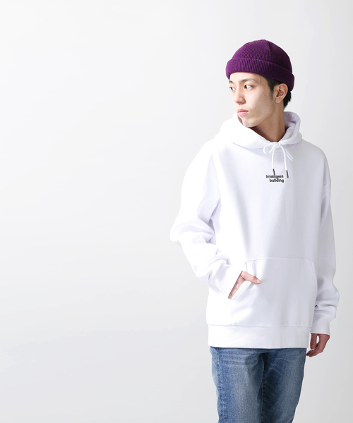 WEGO（ウィゴー）の「WEGO/転写フォトシートプリントパーカー（パーカー・メンズ・ホワイト/ブラック/カーキ/ベージュ/ホワイト系その他/パープル・MEDIUM/LARGE）」の14枚目の写真