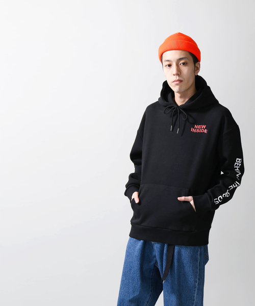 WEGO（ウィゴー）の「WEGO/転写フォトシートプリントパーカー（パーカー・メンズ・ホワイト/ブラック/カーキ/ベージュ/ホワイト系その他/パープル・MEDIUM/LARGE）」の16枚目の写真