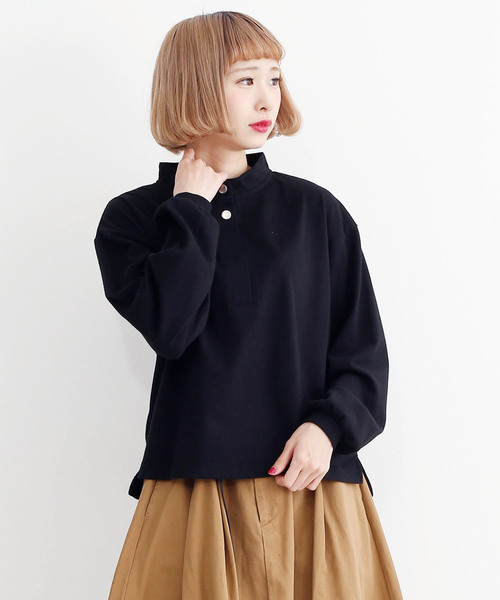 MERLOT（メルロー）の「プチハイネックカットソー2534（Tシャツ/カットソー・レディース・ホワイト/ブラック/ミント・FREE）」の3枚目の写真