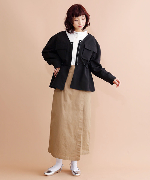 MERLOT（メルロー）の「プチハイネックカットソー2534（Tシャツ/カットソー・レディース・ホワイト/ブラック/ミント・FREE）」の20枚目の写真