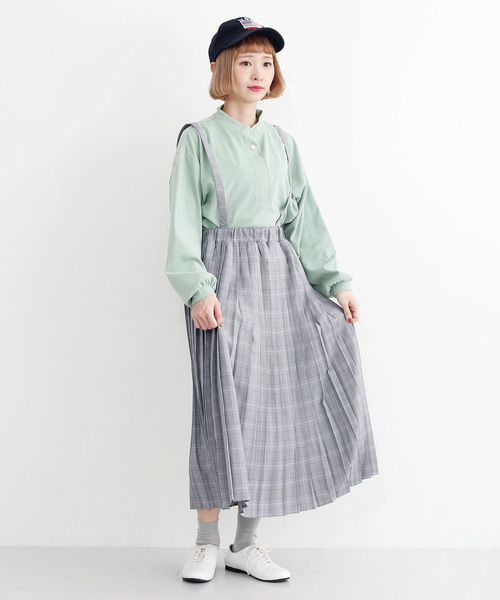 MERLOT（メルロー）の「プチハイネックカットソー2534（Tシャツ/カットソー・レディース・ホワイト/ブラック/ミント・FREE）」の4枚目の写真