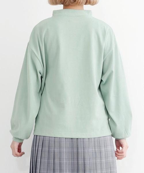 MERLOT（メルロー）の「プチハイネックカットソー2534（Tシャツ/カットソー・レディース・ホワイト/ブラック/ミント・FREE）」の19枚目の写真