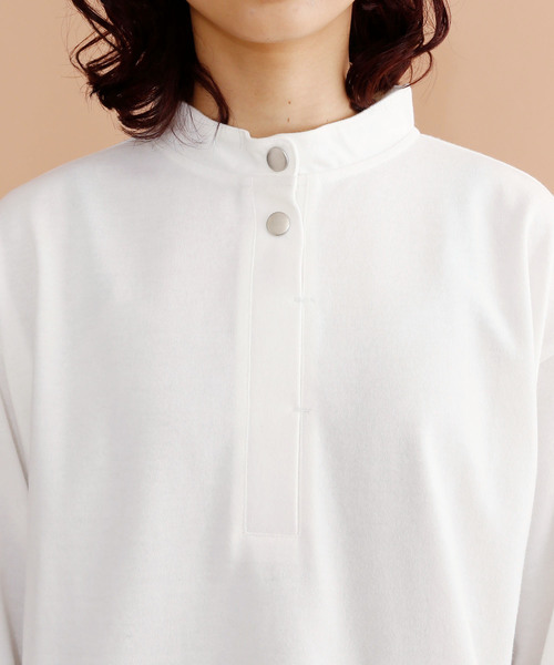 MERLOT（メルロー）の「プチハイネックカットソー2534（Tシャツ/カットソー・レディース・ホワイト/ブラック/ミント・FREE）」の12枚目の写真