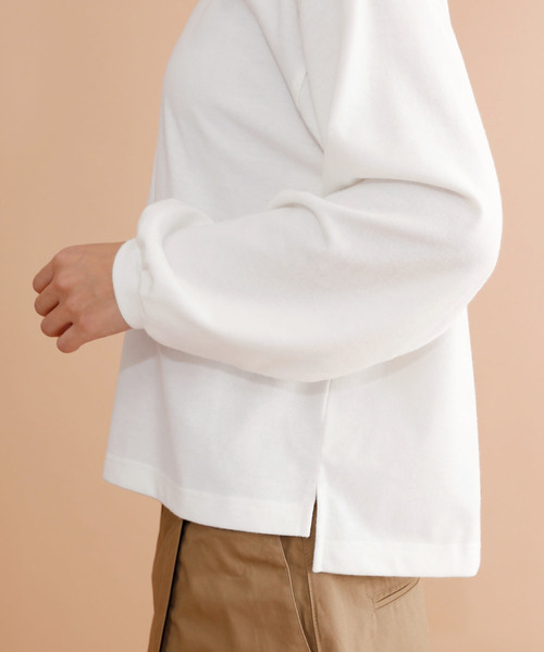 MERLOT（メルロー）の「プチハイネックカットソー2534（Tシャツ/カットソー・レディース・ホワイト/ブラック/ミント・FREE）」の8枚目の写真