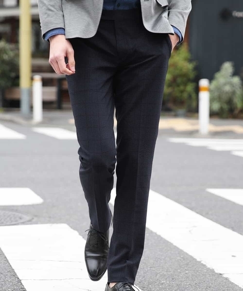 MICHEL KLEIN HOMME (ミッシェルクランオム)の「パンツ(EVALETチドリ)(その他パンツ・メンズ・ネイビー/グレー・46/48/51)」の7枚目の写真