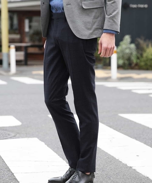 MICHEL KLEIN HOMME (ミッシェルクランオム)の「パンツ(EVALETチドリ)(その他パンツ・メンズ・ネイビー/グレー・46/48/51)」の8枚目の写真