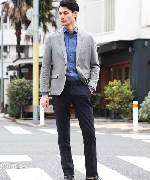 MICHEL KLEIN HOMME (ミッシェルクランオム)の「パンツ(EVALETチドリ)(その他パンツ・メンズ・ネイビー/グレー・46/48/51)」の10枚目の写真