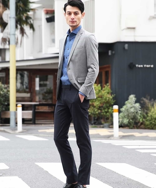 MICHEL KLEIN HOMME (ミッシェルクランオム)の「パンツ(EVALETチドリ)(その他パンツ・メンズ・ネイビー/グレー・46/48/51)」の11枚目の写真
