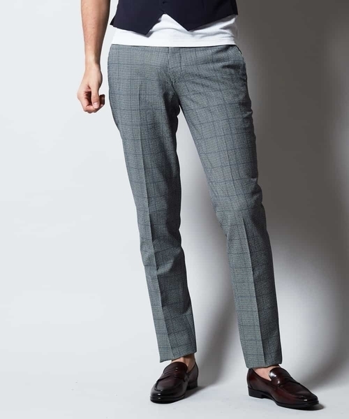 MICHEL KLEIN HOMME (ミッシェルクランオム)の「パンツ(EVALETチドリ)(その他パンツ・メンズ・ネイビー/グレー・46/48/51)」の14枚目の写真