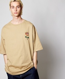rehacer STAND : Flower Rose Wide S/S T / フラワー ローズ ワイド ショートスリーブ Tシャツ