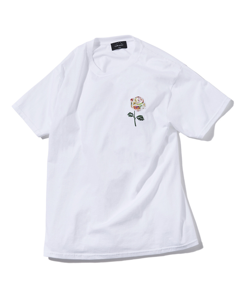 rehacer(レアセル)の「rehacer STAND : Flower Rose Wide S/S T / フラワー ローズ ワイド ショートスリーブ Tシャツ(Tシャツ/カットソー・メンズ・ホワイト/ブラック/カーキ・SMALL/MEDIUM/LARGE/X-LARGE/X-SMALL)」の10枚目の写真