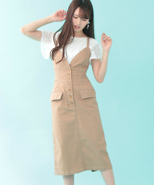 美人百花 4月号掲載 Ray 4月号掲載 ビヨンドデニムワンピース
