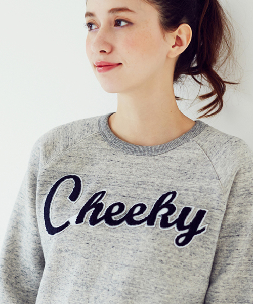 Another Edition（アナザーエディション）の「AE[A]Cheeky SWEAT PO ◆（スウェット・レディース・ホワイト/グレー/ネイビー・フリー）」の5枚目の写真