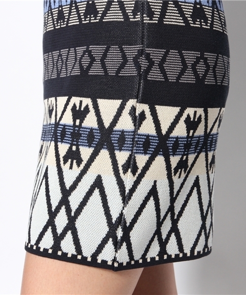 Another Edition（アナザーエディション）の「AE KNIT SK（スカート・レディース・グレー/ネイビー/その他1/その他2・フリー）」の5枚目の写真