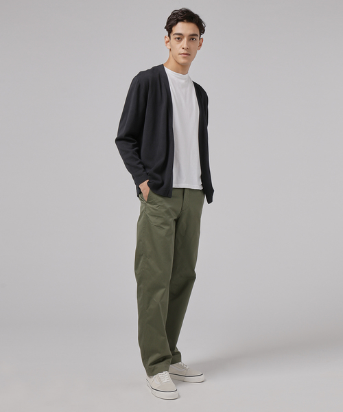 ZOZO（ゾゾ）の「ストレートチノパンツ/［MEN］（チノパンツ・メンズ・ベージュ/ブラック/オリーブ/ネイビー・マルチサイズ）」の7枚目の写真