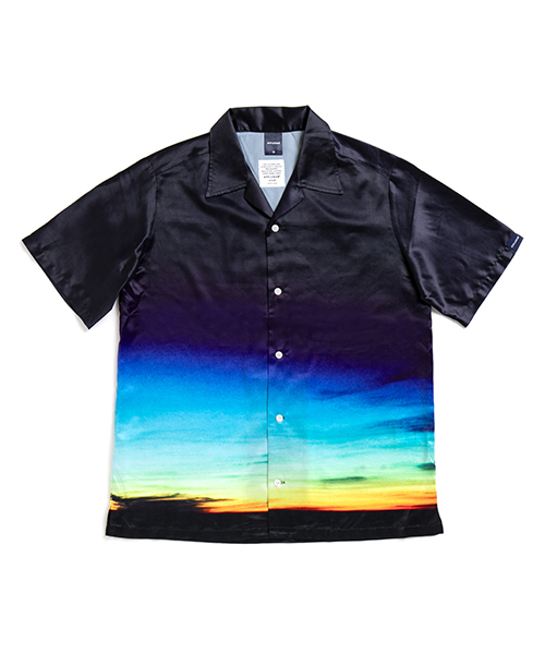 極美品★アップルバム⬛︎アロハシャツ⬛︎半袖シャツ⬛︎ボブマーリー⬛︎ブラック⬛︎M APPLEBUM（アップルバム）の「Sunshine Aloha S/S Shirt（シャツ