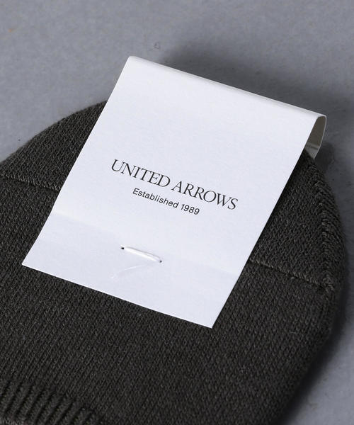 UNITED ARROWS（ユナイテッドアローズ）の「<UNITED ARROWS> ソリッド フットカバー（ソックス/靴下・メンズ・コバルトブルー/ブラック/オリーブ/ベージュ・FREE）」の5枚目の写真