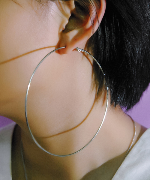 Tone トーン の Tuwakrim 24kgfビッグフープピアス ピアス 両耳用 Wear