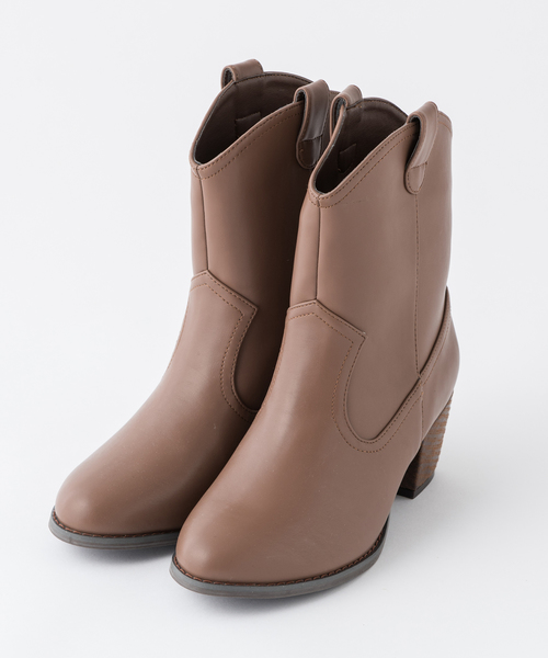 one after another NICE CLAUP（ワンアフターアナザーナイスクラップ）の「ウエスタンブーツ（ブーツ・レディース・アイボリー/ブラウン/ベージュ・SMALL/MEDIUM/LARGE）」の11枚目の写真