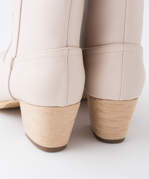 one after another NICE CLAUP（ワンアフターアナザーナイスクラップ）の「ウエスタンブーツ（ブーツ・レディース・アイボリー/ブラウン/ベージュ・SMALL/MEDIUM/LARGE）」の15枚目の写真