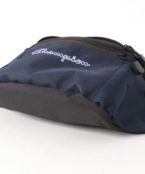 Champion(チャンピオン)の「【CHAMPION/チャンピオン】ウエストバッグ トリコロール刺繍 ブランドロゴ(ボディバッグ/ウエストポーチ・メンズ・ベージュ/ネイビー/ブラック・FREE)」の5枚目の写真