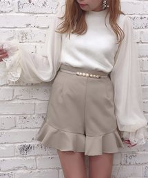 one after another NICE CLAUP | 袖コンシャスバックリボンニット(ニット/セーター)