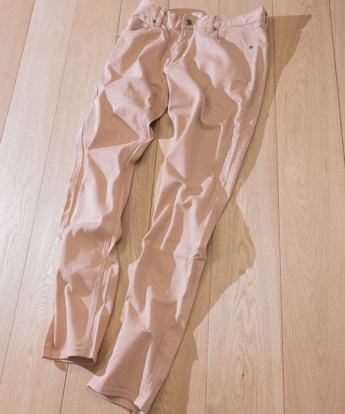 JOHN'S CLOSET(ジョンズクローゼット)の「【n】カツラギ スリムカラーストレッチパンツ(その他パンツ・メンズ・グレー/ネイビー/オリーブ/ブラック/ベージュ/ホワイト/ボルドー/カモフラージュ/ホワイト系その他/グレー系その他/チャコール/ブルー系その他・MEDIUM/LARGE/X-LARGE/SMALL/XX-LARGE)」の7枚目の写真