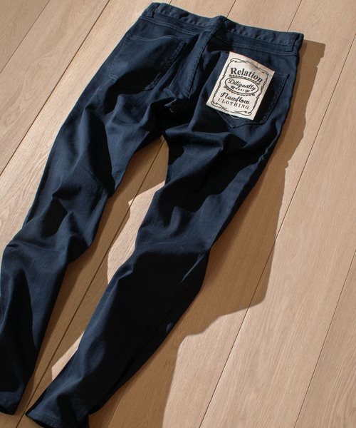 JOHN'S CLOSET(ジョンズクローゼット)の「【n】カツラギ スリムカラーストレッチパンツ(その他パンツ・メンズ・グレー/ネイビー/オリーブ/ブラック/ベージュ/ホワイト/ボルドー/カモフラージュ/ホワイト系その他/グレー系その他/チャコール/ブルー系その他・MEDIUM/LARGE/X-LARGE/SMALL/XX-LARGE)」の20枚目の写真