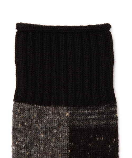 BEAMS(ビームス)の「BEAMS / パッチワーク ソックス(ソックス/靴下・メンズ・ナチュラル/ブラック/ブルー/ネイビー/オリーブ・ONE SIZE)」の17枚目の写真