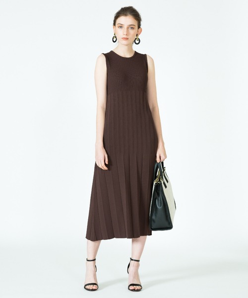 キリカエプリーツニットワンピース ワンピース Allureville アルアバイル のファッション通販 Zozotown