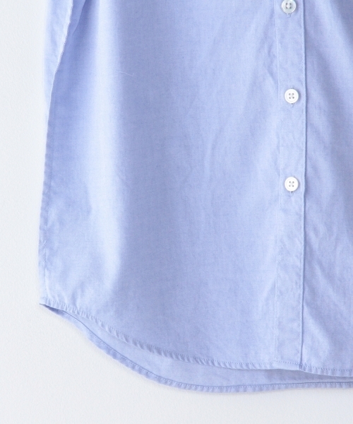 BEAUTY&YOUTH UNITED ARROWS（ビューティーアンドユースユナイテッドアローズ）の「＜steven alan＞ SLOW/OX RV/SM REG/ｼｬﾂ（シャツ/ブラウス・メンズ・オフホワイト/ライトブルー・X-LARGE/LARGE/SMALL/MEDIUM）」の4枚目の写真