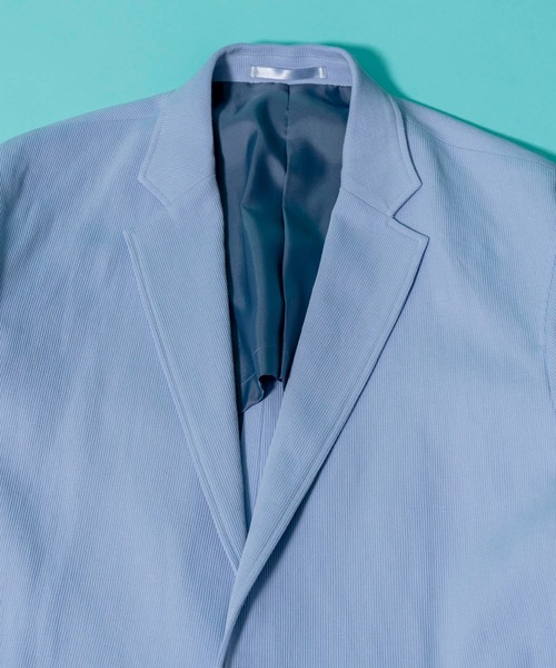 MAISON SPECIAL(メゾンスペシャル)の「《ユニセックスアイテム》サマーコーデュロイオーバーサイズジャケット 【MAISON SPECIAL/メゾンスペシャル】■セットアップ対応■(テーラードジャケット・メンズ・ブルー/ブラウン/ネイビー・44/46/48)」の6枚目の写真