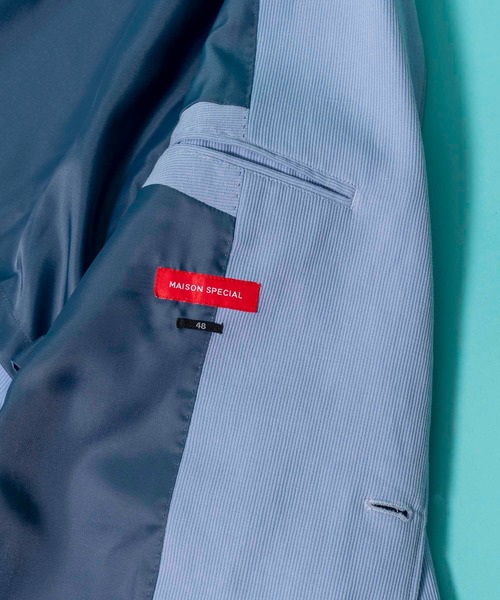 MAISON SPECIAL(メゾンスペシャル)の「《ユニセックスアイテム》サマーコーデュロイオーバーサイズジャケット 【MAISON SPECIAL/メゾンスペシャル】■セットアップ対応■(テーラードジャケット・メンズ・ブルー/ブラウン/ネイビー・44/46/48)」の9枚目の写真